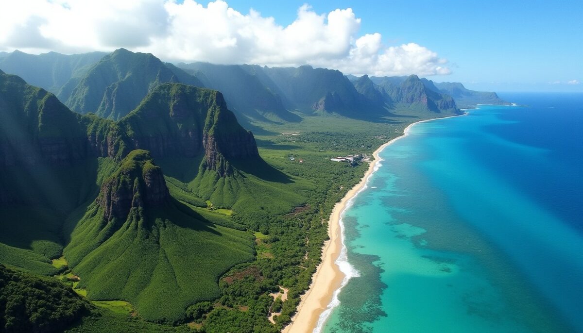 Hawaï sur la carte du monde : exploration précise des îles et de la géographie unique
