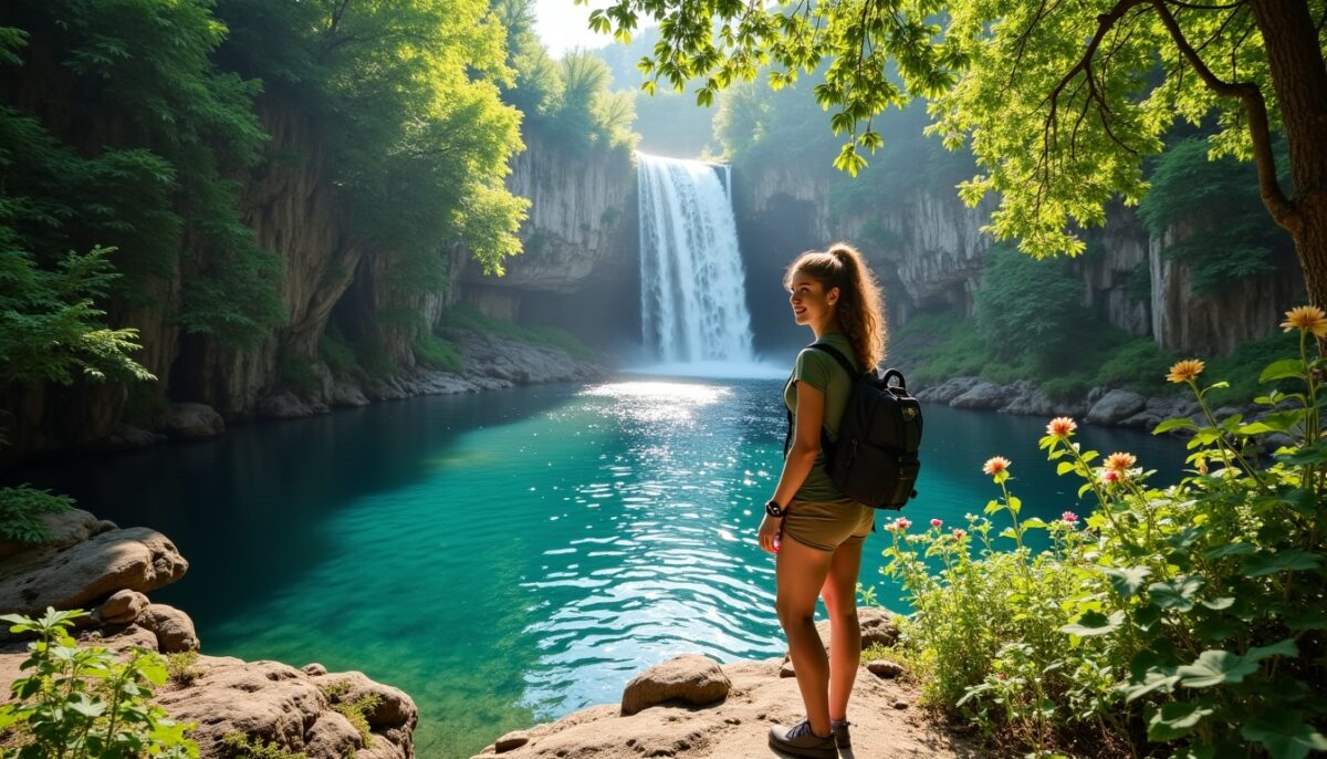Cascade de Polylimnio en Grèce : Aventure randonnée et baignade au cœur de la nature
